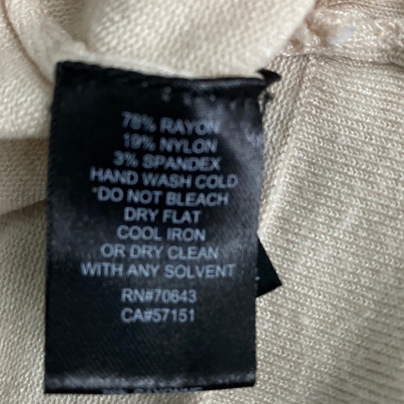 Jessica Howard Cream Crop Bolero Open Front Sz L - Picture 5 of 5